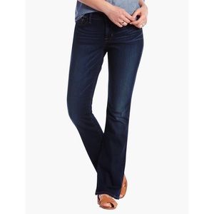 NWT Lucky Brand Sweet Boot Dark Wash Mid Rise Jean / ankle length